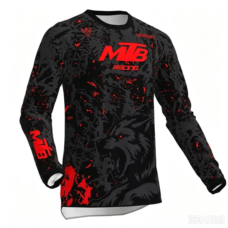 Cycling - Kaos Jersey MTB Pria Lengan Panjang
