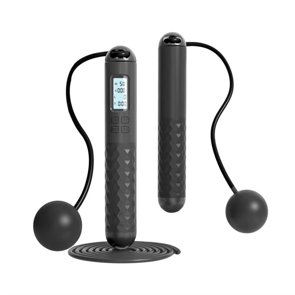 Smart Jump Rope Digital Counter - Tali Lompat Tanpa Kabel Portabel dengan