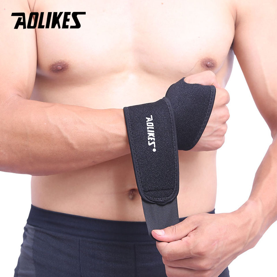 AOLIKES 1 Buah Bantalan Pergel - Wrist Wraps Weightlifting Support ulasan dan harga