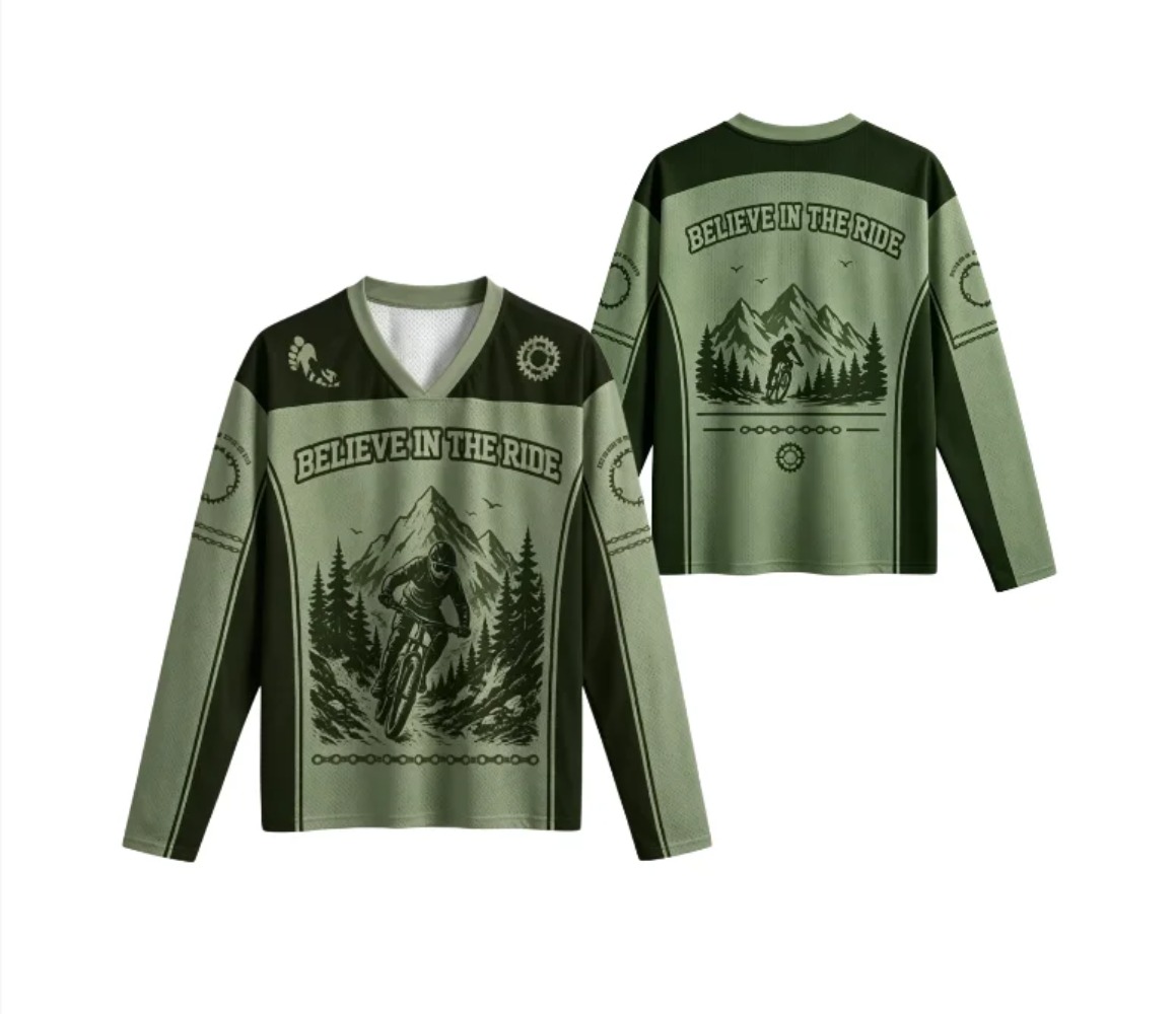 Kaos Olahraga V-Neck Lengan Pa - Cycling ulasan dan harga